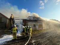 Großbrand in Großbuch 3
