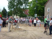 Erster Spatenstich der neuen Feuerwehr, Parthenstraße, 13. Juni 2015