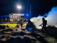 Weihnachtsdeko in Brand