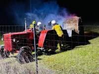 Weihnachtsdeko in Brand